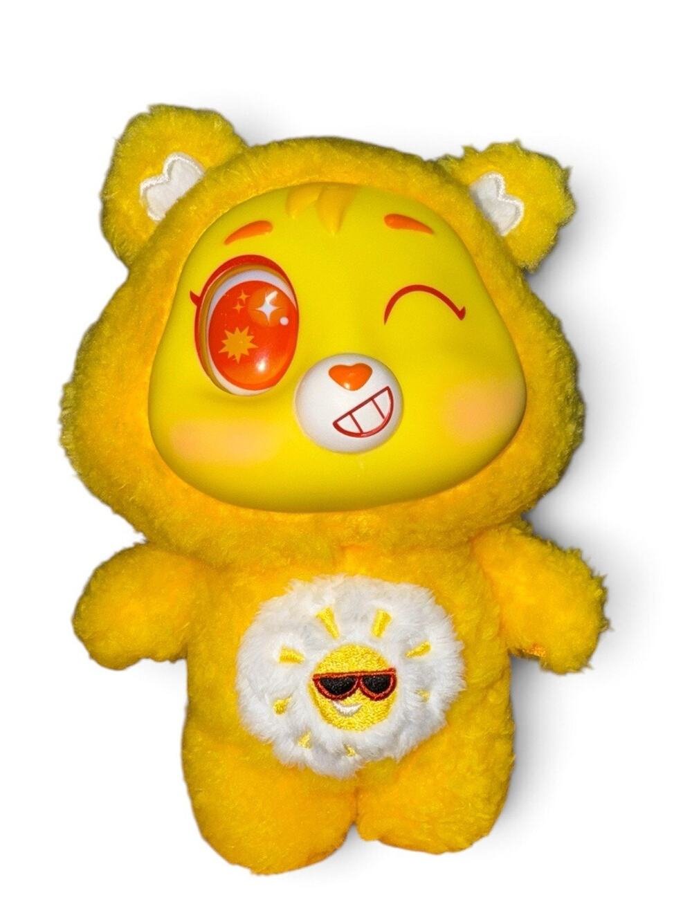 CARING CUTIES Care Bears 6" FUNSHINE Bear Vinyl Plush Pendant Figure